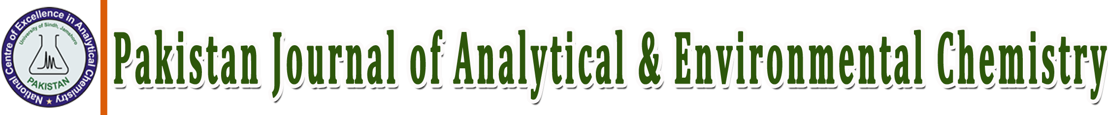 Pakistan Journal of Analytical & Environmental Chemistry